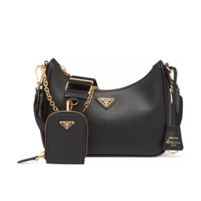 Pra*a re-edition 2005 saffiano leather bag 1bh204_nzv_f0632_v_v2m (18cm*6.5cm*22cm)